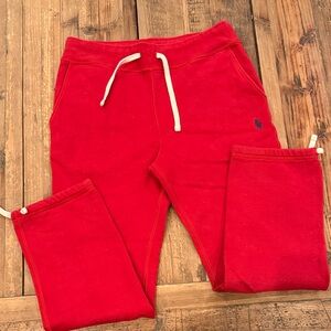 Polo by Ralph Lauren Bright Red Sweatpants